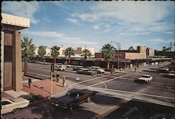 Looking East from Palm Canyon Drive Postcard