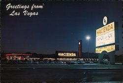 The Hacienda on The Strip Las Vegas, NV Postcard Postcard Postcard