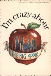 I'm Crazy About the Big Apple New York City, NY Postcard Postcard Postcard