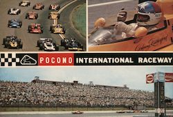 Pocono International Raceway Postcard