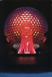 Spaceship Earth Disney Postcard Postcard Postcard