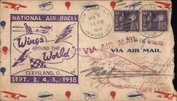 National Air Races 1938 Cleveland, OH Cover Cover Cover