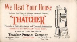 Thatcher Furnace Company Advertising Blotter Blotter Blotter