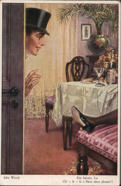 Oh-la-la! Next Door Please John Wood Risque & Nude