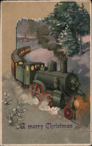 A Merry Christmas Train Toys
