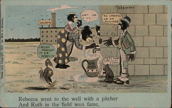 Rebecca Went to the Well With a Pitcher Black Americana