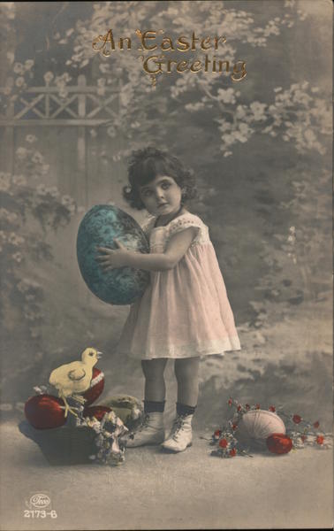 An Easter Greeting Eggs