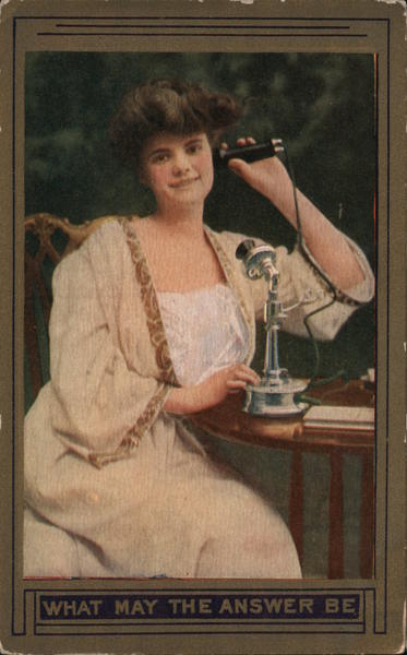 What may the Answer be Telephones