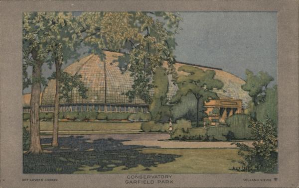 Conservatory Garfield Park Chicago Illinois M. W. Sater