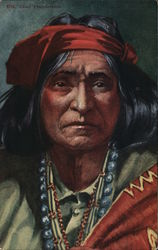 Chief Thunderbird of the Navajo Nation Postcard