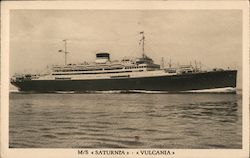 M/S Saturnia Valcania Postcard