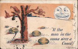 If the Man in the Moon were a Coon Postcard