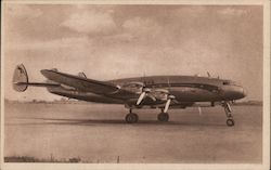 Lockheed Constellation Air France Postcard