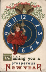 Wishing You a Prosperous New Year Postcard