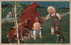 It Is Not Right For Trees to Grow So Near the Road Postcard