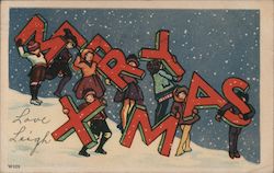 Merry Xmas Postcard
