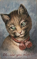 Oh, Now You Stop Cats Arthur Thiele Postcard Postcard Postcard