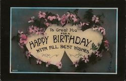 To Greet You for a Happy Birthday Postcard