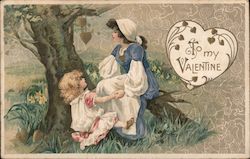 To my valentine Postcard