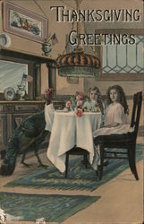 Thanksgiving Greetings Postcard