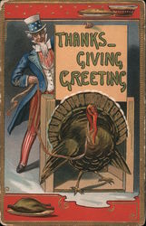 Thanksgiving Greeting Postcard