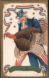 Thanksgiving Greetings Postcard