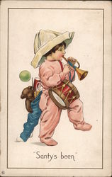 Santy's Been Postcard