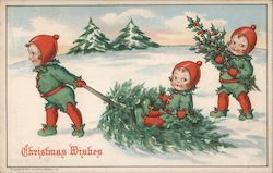 Hollikids Christmas Wishes Postcard