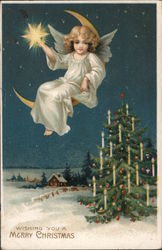 Wishing you a Merry Christmas Postcard