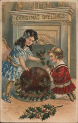 Christmas Greetings Postcard