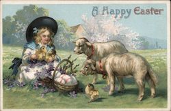 A Happy Easter Postcard