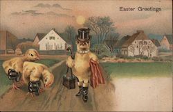 Easter Greetings Postcard