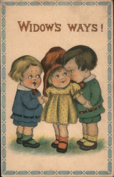 Widow's Ways! Postcard