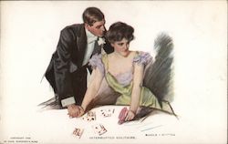 Interrupted Solitaire Postcard