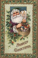Hearty Greetings Postcard