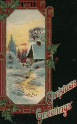 Christmas Greetings Postcard