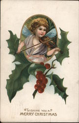 Wishing You A Merry Christmas Postcard