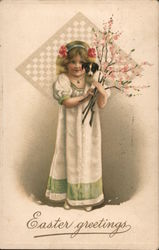 Easter Greetings Postcard