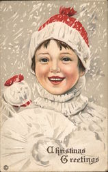 Christmas Greetings Postcard