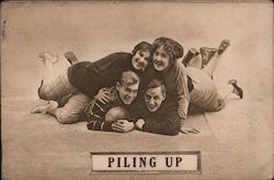 Piling Up Postcard