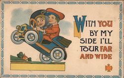 With you by my side I'll tour far and wide Postcard