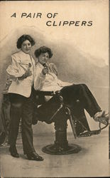 A Pair fo Clippers Postcard