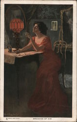 Dreaming of Him - Alfred James Dewey Postcard