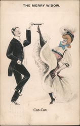 The Merry Widow - Can-Can Postcard