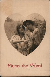 Mums the Word Postcard