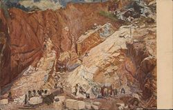 Marble Quarry - Giuseppe Winer Postcard