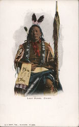 Last Horse, Chief Native Americana Postcard Postcard Postcard