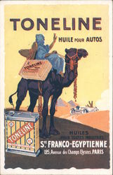 Toneline Motor Oil, Paris Advertising Postcard Postcard Postcard