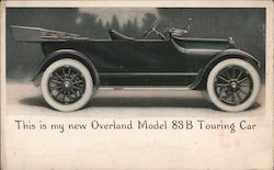 New Overland Model 83B Touring Car Postcard