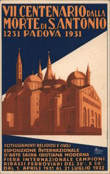 VII Centenary of the Death of Saint Anthony of Padua Postcard